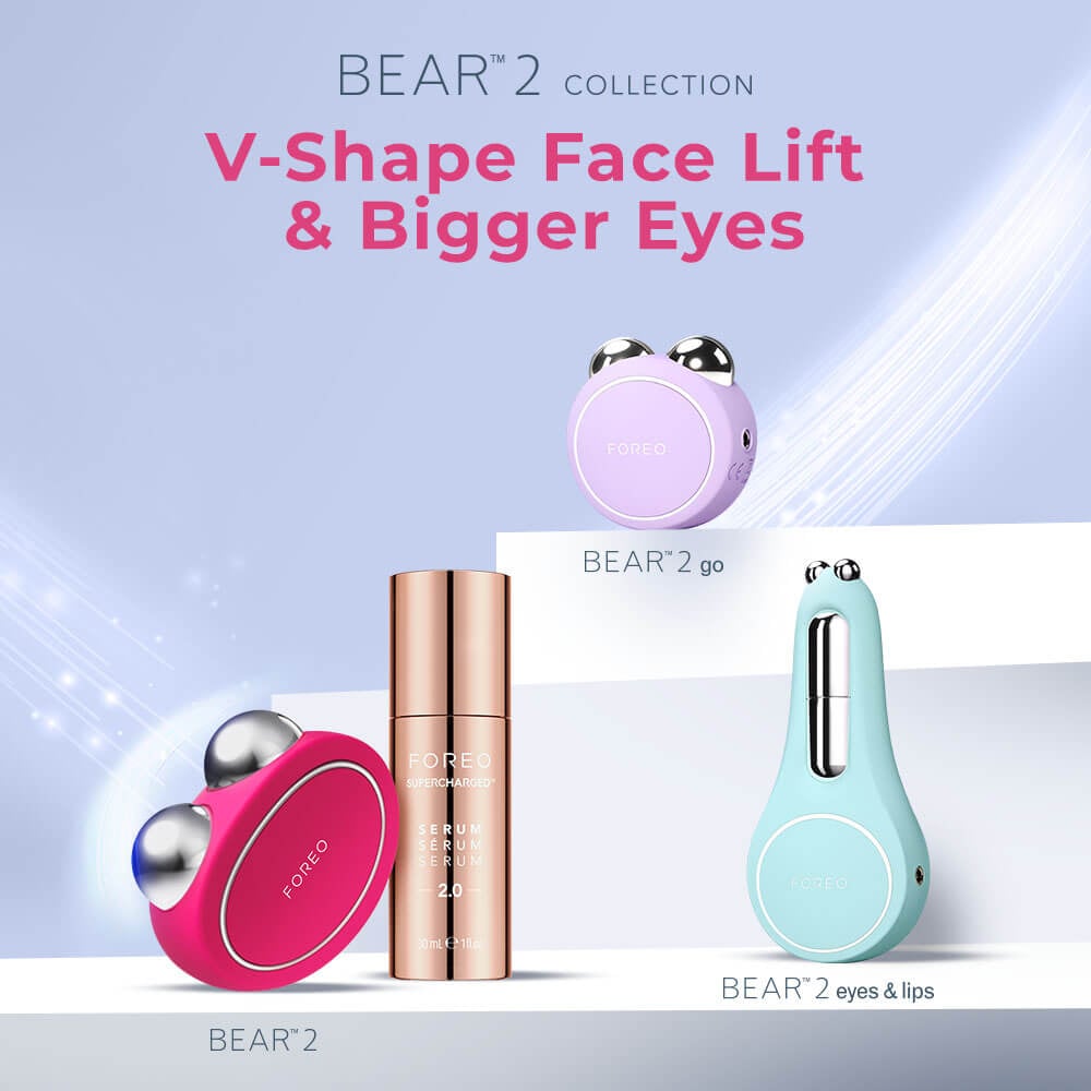 เครื่องยกกระชับหน้า FOREO BEAR 2 Fuchsia